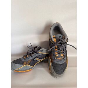 Saucony River Running Shoes Women’s Size 6 (EU 37) Gray/Orange Lightweight Trail